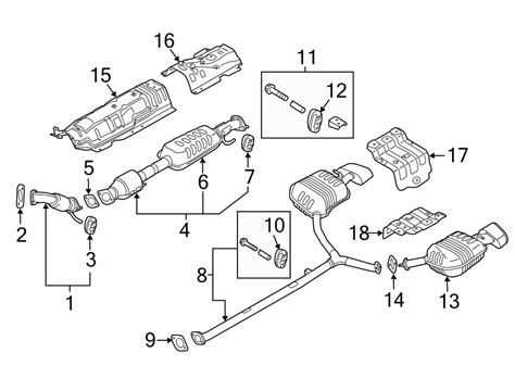 hyundai sonata muffler  pipe muffler assembly  rear  liter dual