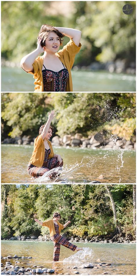 Marissa S Beautiful Outdoor Senior Portraits On A Natural