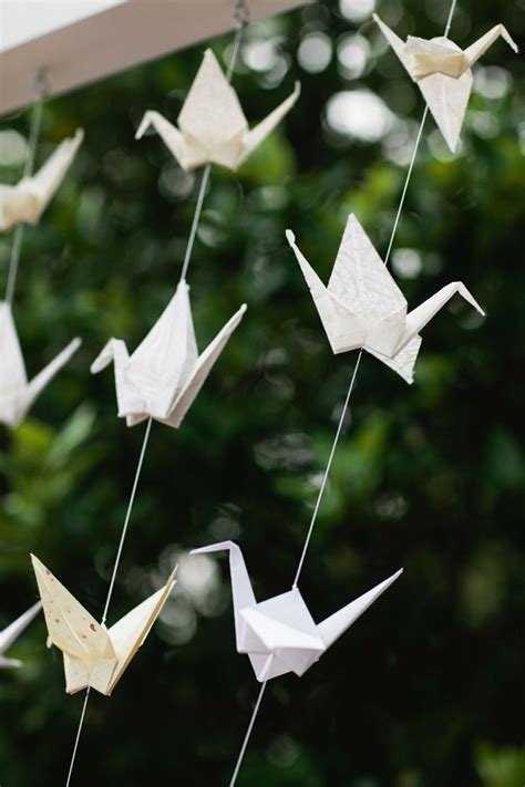 origami crane wedding ideas origami paper crane mobile origami bird