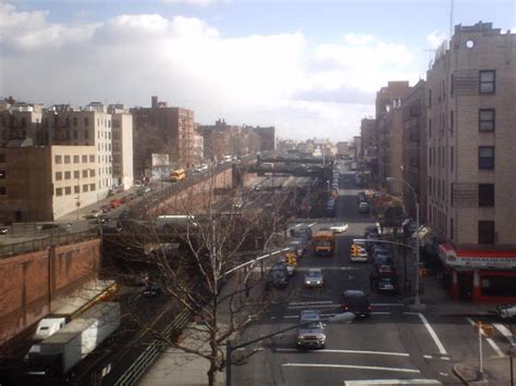 New York Ny Cross Bronx Expressway Looking East From Grand Concourse