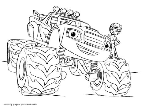 coloring pages  boys truck monster coloring pages printablecom