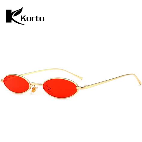 Small Points Oval 90s Sunglasses For Women Oculos