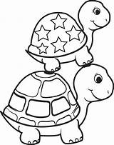 Turtle Coloring Top Printable sketch template