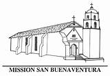 Mission San Buenaventura History California Missions Spanish Early sketch template