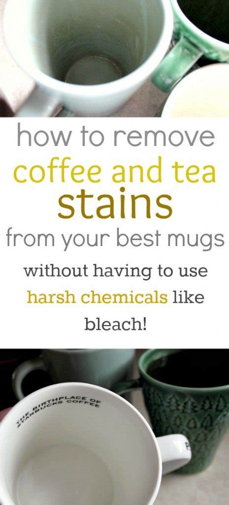 remove coffee  tea stains  mugs naturally  creek