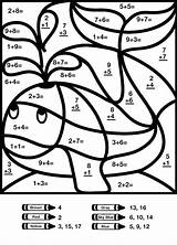 Coloring Math Sheets Pages Worksheets Color Problem Number Worksheet Fun Kids Solving Comments sketch template