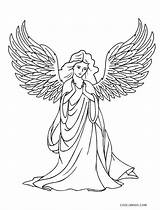 Angel Coloring Pages Printable Kids Adults Cool2bkids sketch template
