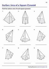 Pyramid Pyramids Prisms sketch template