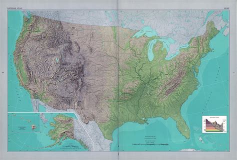 large detailed shaded relief map   usa vidiani maps   hot sex picture