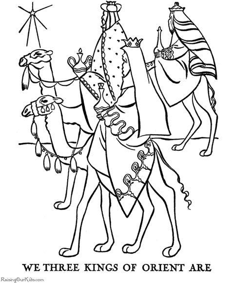 christmas story coloring pages  wisemen