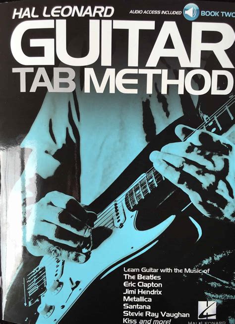 guitar tab method book  hal leonard book audio abc  group