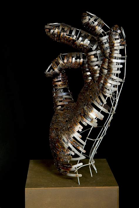 man creates amazing metal sculptures  welded steel  spain