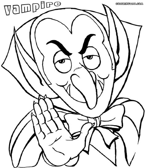 vampire coloring pages coloring pages    print