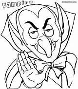 Vampire Coloring Pages Print Face Getdrawings Drawing sketch template