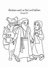 Abraham sketch template