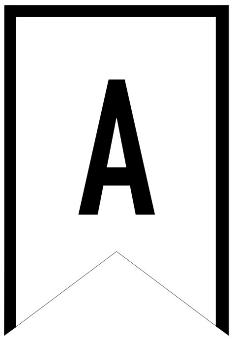 banner templates  printable abc letters paper trail design