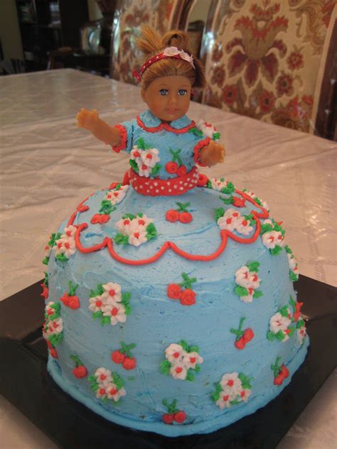 emily american girl doll cake