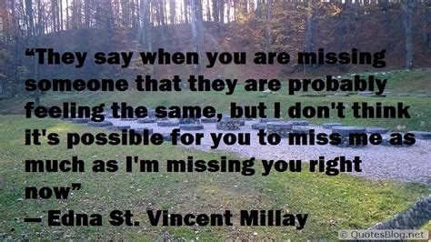 Beautiful Missing You Love Quote Image