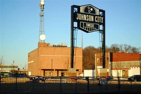 sign   johnson city industrial district