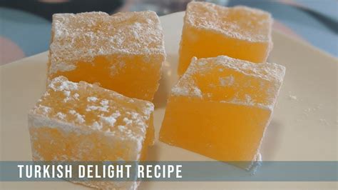 Turkish Delight Recipe Rahat Lokum Recipe Homemade Youtube