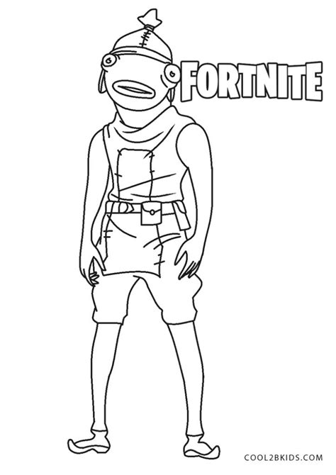 fortnite predator coloring pages fishstick fortnite coloring page