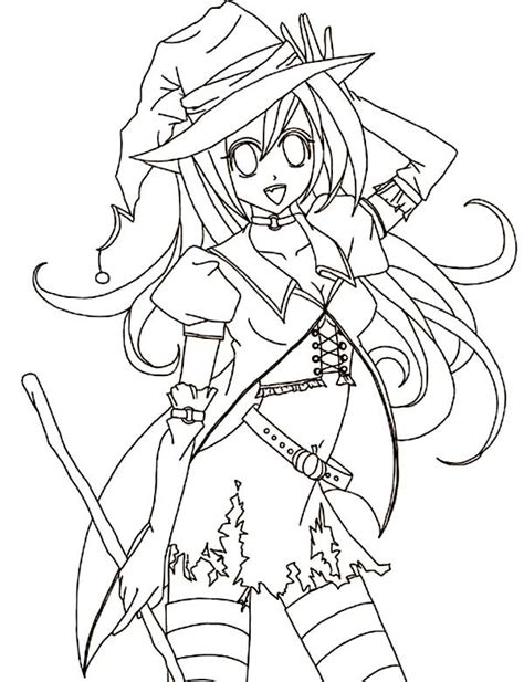 pin  coloringsky  anime coloring pages anime halloween halloween