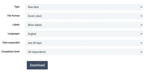 download your results checkmarket