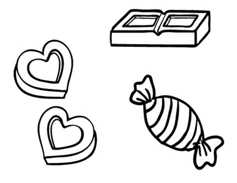 valentines day coloring pages  hearts candy  heart shaped