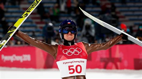 king  large hill polands kamil stoch wins olympic gold  ski