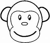Animal Monkeys Sock sketch template