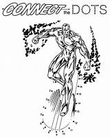 Silver Surfer Coloring Superheroes Pages Kb sketch template