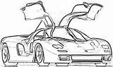 Koenigsegg Coloring Pages Cars Supercars Super sketch template