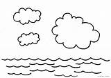 Coloring Water Pages Sky Print Color Kids Coloringhome 425px 01kb sketch template
