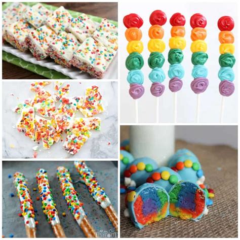 magical rainbow treats  snacks  kids