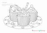 Colouring Baking Sheets Coloring Pages Cake Choose Board Color sketch template