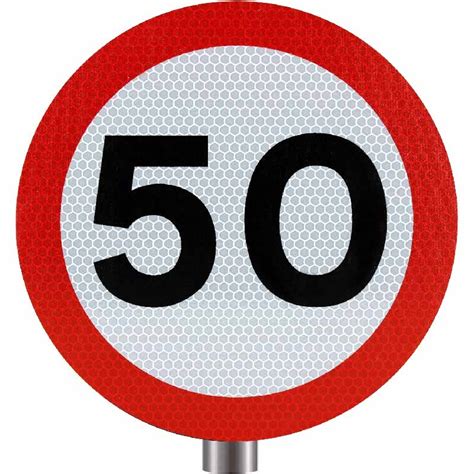 mph speed limit sign  posts tennants traffic