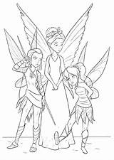 Coloring Pages Tinker Bell Neverbeast Legend Coloringtop sketch template