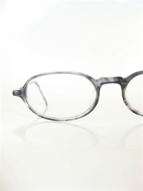 1990s Grunge Optical Frames Vintage Deadstock Glasses Grey Etsy In