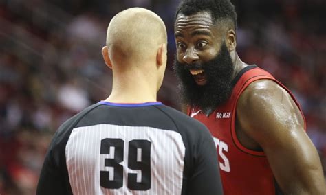 After Slamming Ball James Harden Says His Beard Protected His Face