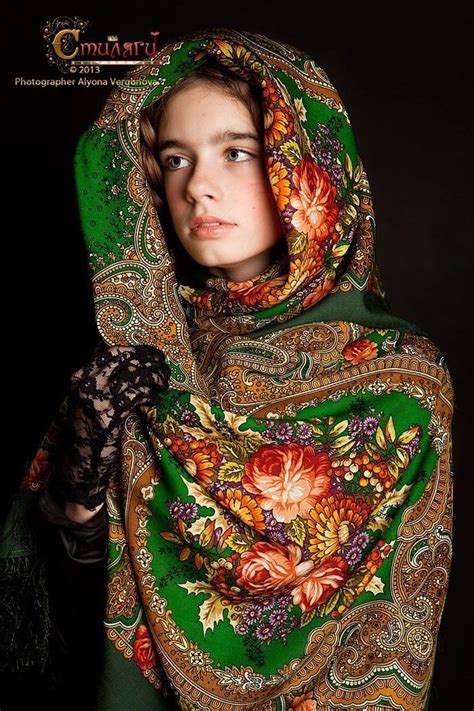 russian shawl russian beauty russian fashion russian clothing