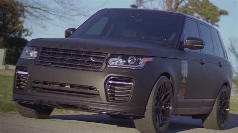 Matte Black Range Rover With Urban Automotive Upgrades