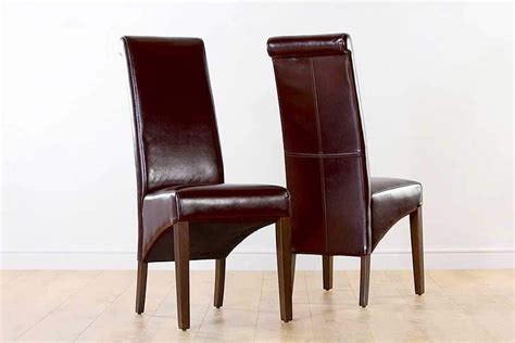 brown leather dining chairs furniture  choice