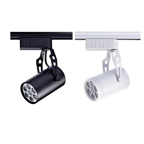pcs led track lighting     track lighting retail spot wall lamp rail spotlights