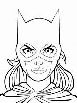 Coloring Batgirl Pages Getcolorings sketch template