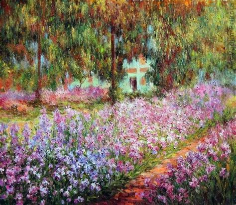 Artists Garden At Giverny By Claude Monet ️ Monet Claude