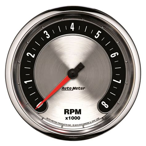 auto meter  american muscle series   dash tachometer gauge   rpm