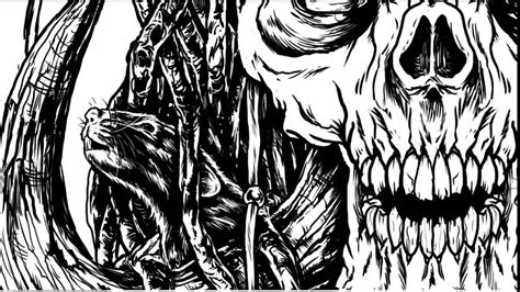 draugr time lapse drawing youtube