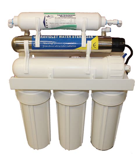 stage reverse osmosis ultra violet sterilizer water filter system uv ro gpd ebay