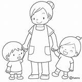 Coloring Teacher Pages Childrens 為孩子的色頁 sketch template