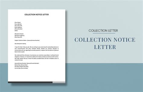collection removal letter  word  google docs pages